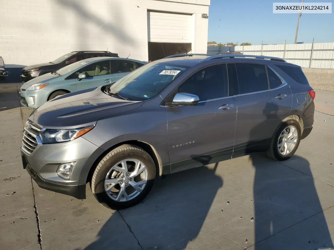 2019 Chevrolet Equinox Premier VIN: 3GNAXZEU1KL224214 Lot: 76579204