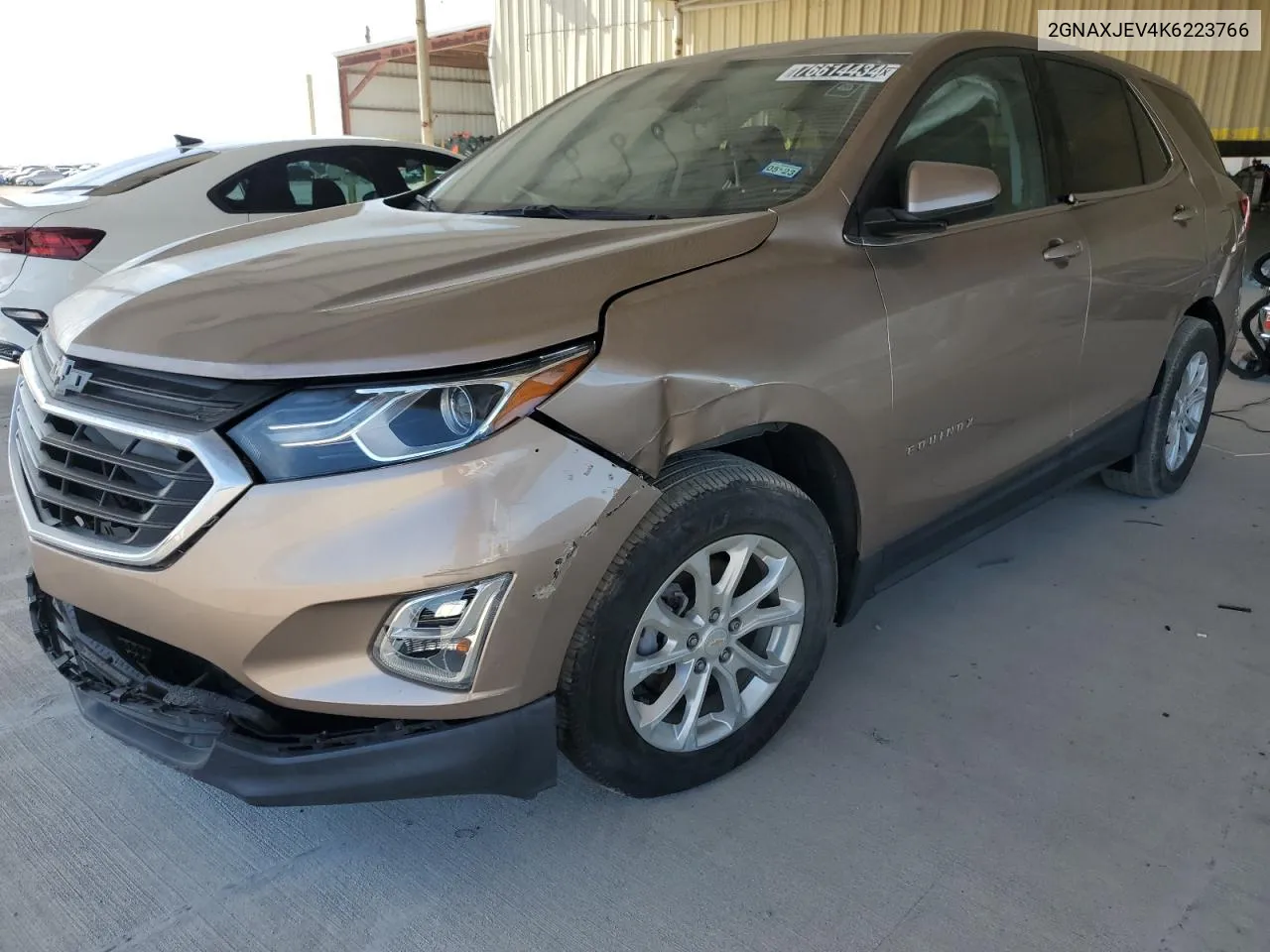 2019 Chevrolet Equinox Lt VIN: 2GNAXJEV4K6223766 Lot: 76614434