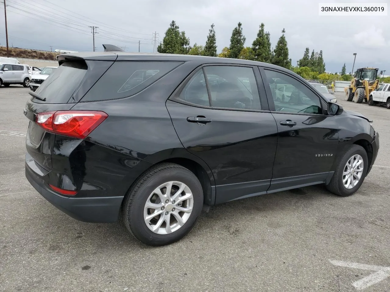 2019 Chevrolet Equinox Ls VIN: 3GNAXHEVXKL360019 Lot: 76616144