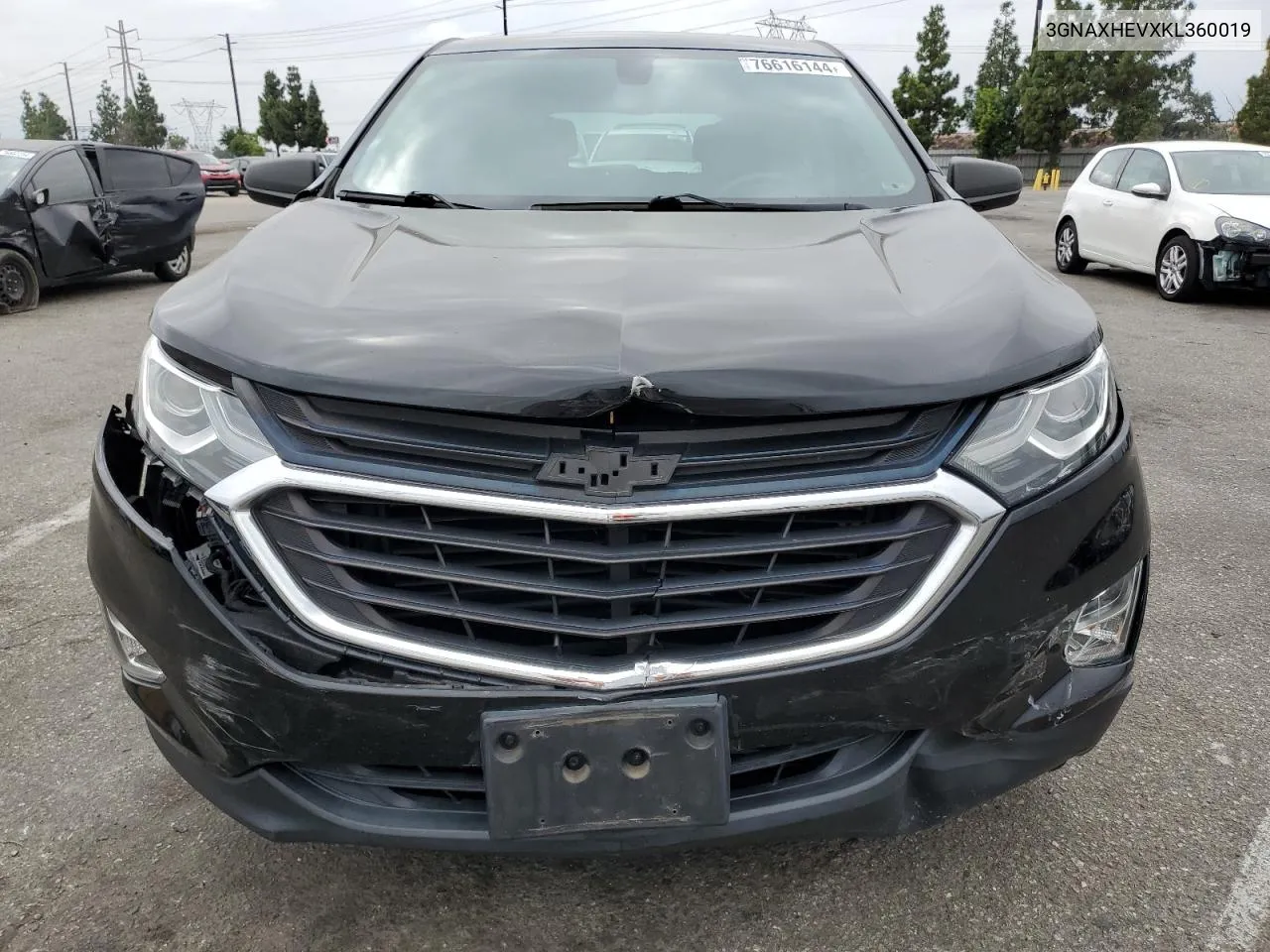 2019 Chevrolet Equinox Ls VIN: 3GNAXHEVXKL360019 Lot: 76616144