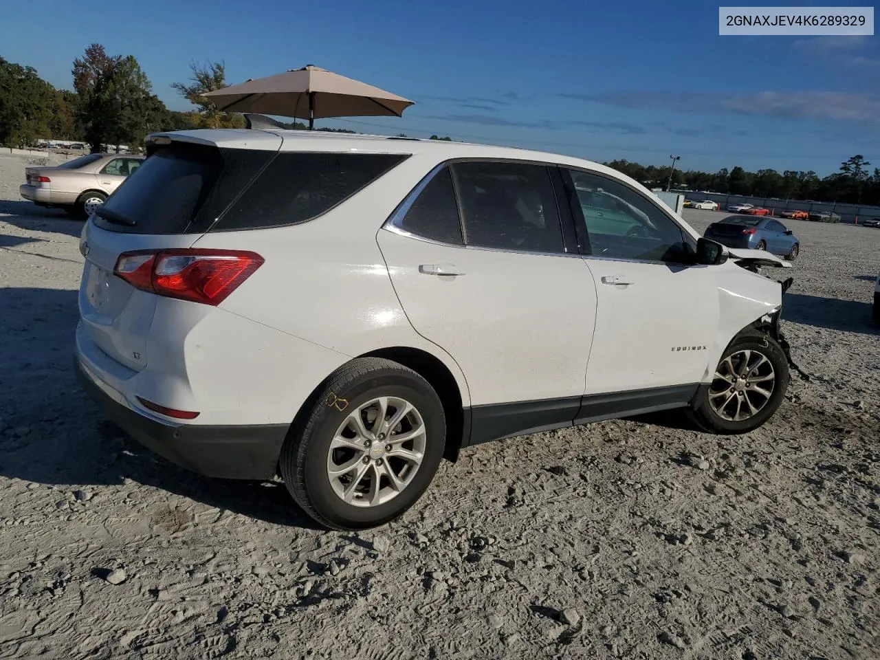 2019 Chevrolet Equinox Lt VIN: 2GNAXJEV4K6289329 Lot: 76655114