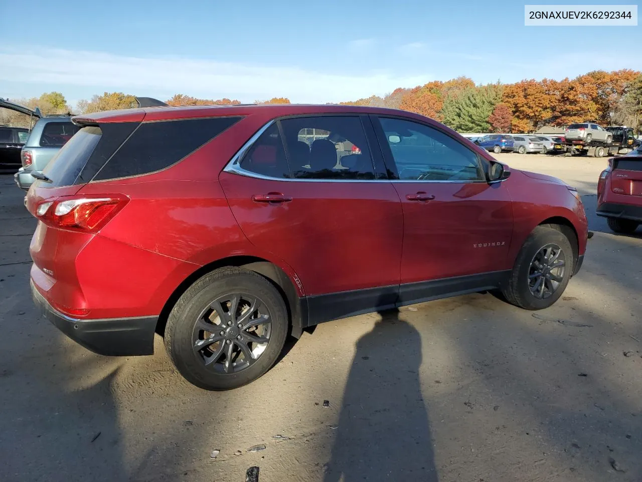 2019 Chevrolet Equinox Lt VIN: 2GNAXUEV2K6292344 Lot: 76671414