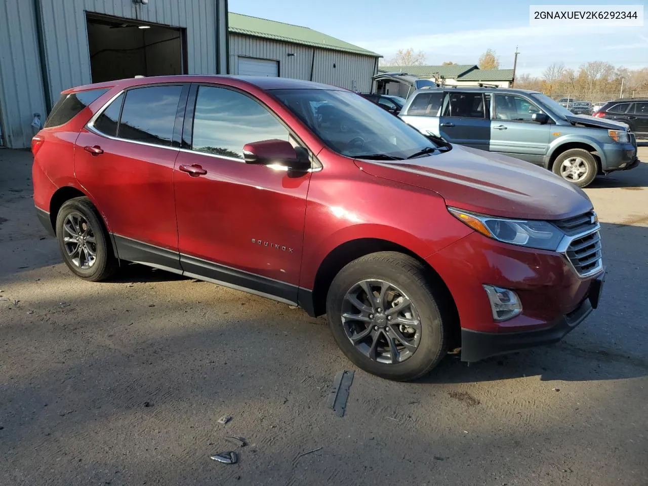 2019 Chevrolet Equinox Lt VIN: 2GNAXUEV2K6292344 Lot: 76671414