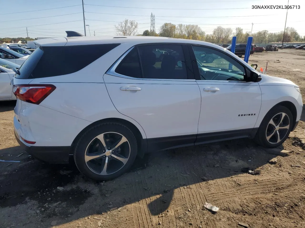 2019 Chevrolet Equinox Lt VIN: 3GNAXKEV2KL306713 Lot: 76688154