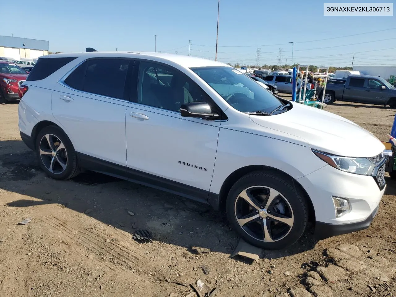 2019 Chevrolet Equinox Lt VIN: 3GNAXKEV2KL306713 Lot: 76688154