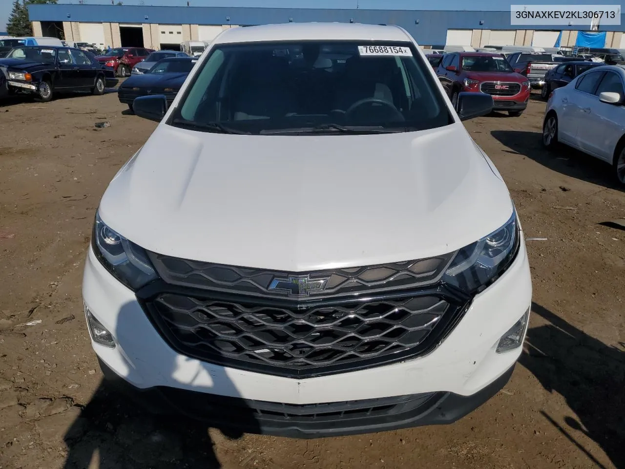 2019 Chevrolet Equinox Lt VIN: 3GNAXKEV2KL306713 Lot: 76688154