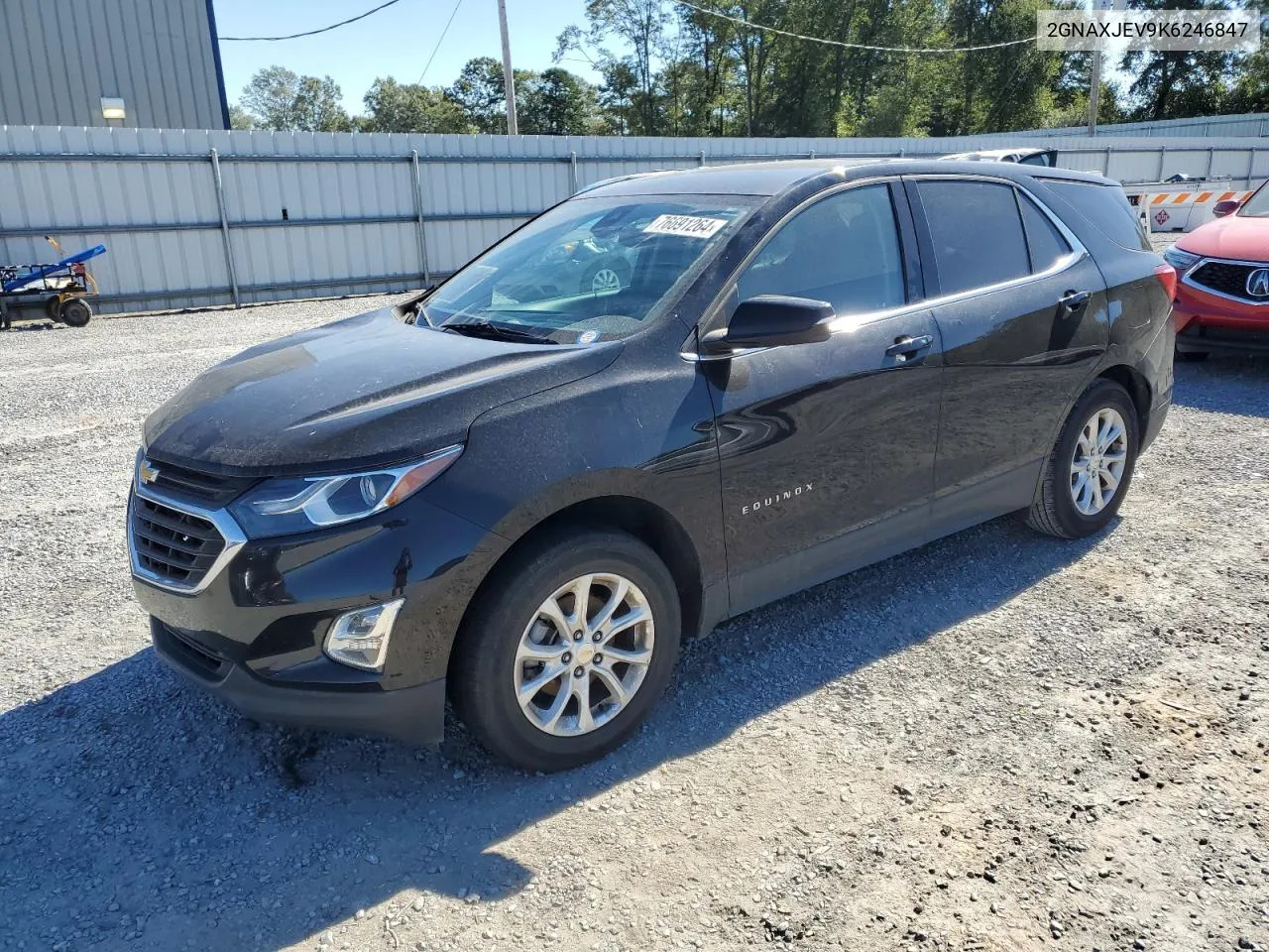 2019 Chevrolet Equinox Lt VIN: 2GNAXJEV9K6246847 Lot: 76691264