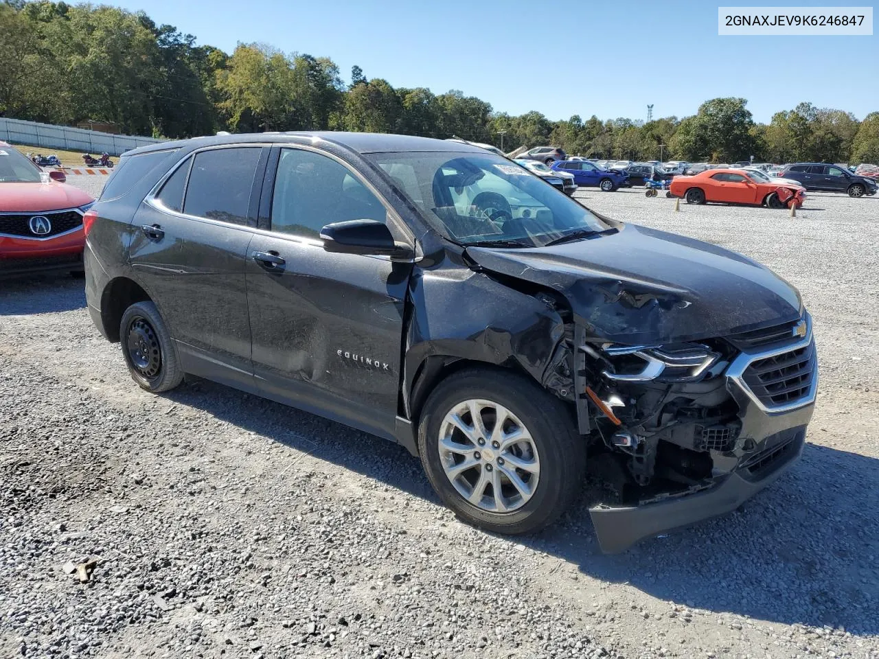 2019 Chevrolet Equinox Lt VIN: 2GNAXJEV9K6246847 Lot: 76691264