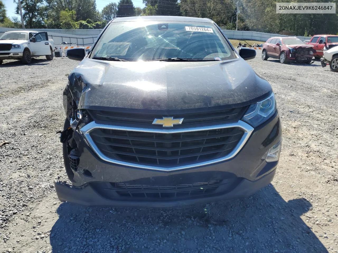 2019 Chevrolet Equinox Lt VIN: 2GNAXJEV9K6246847 Lot: 76691264