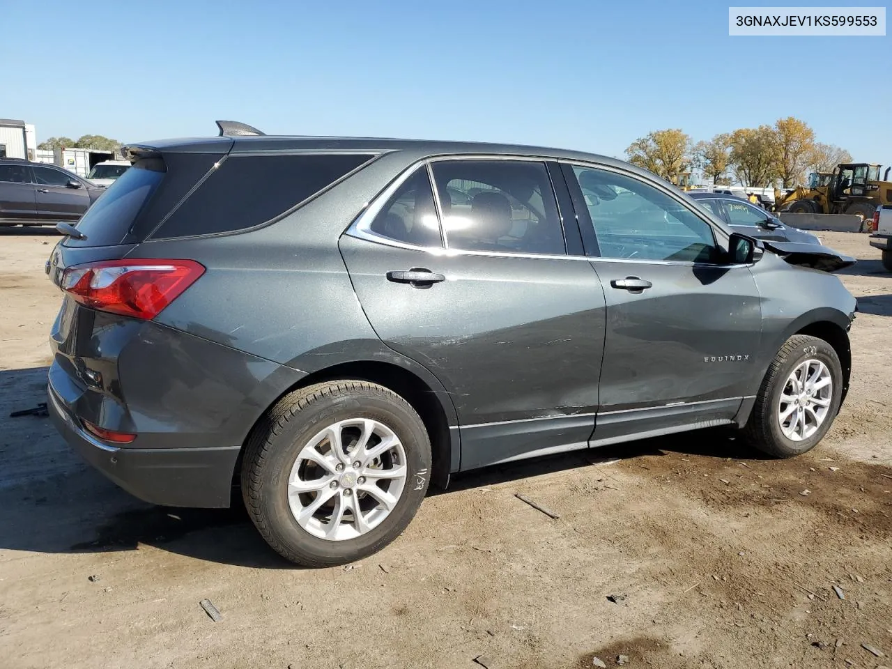 2019 Chevrolet Equinox Lt VIN: 3GNAXJEV1KS599553 Lot: 76691834