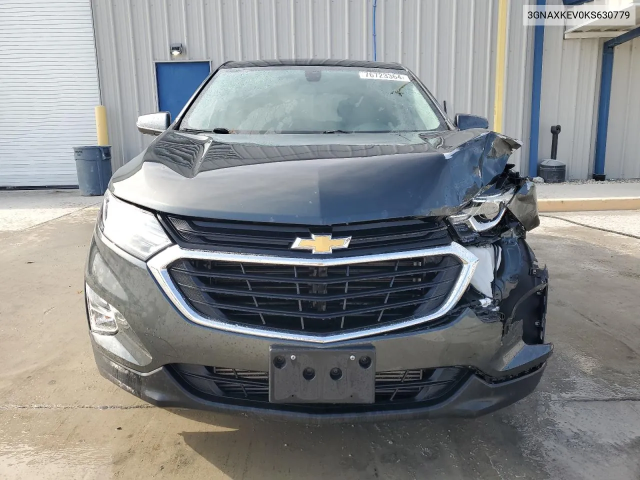 2019 Chevrolet Equinox Lt VIN: 3GNAXKEV0KS630779 Lot: 76723364