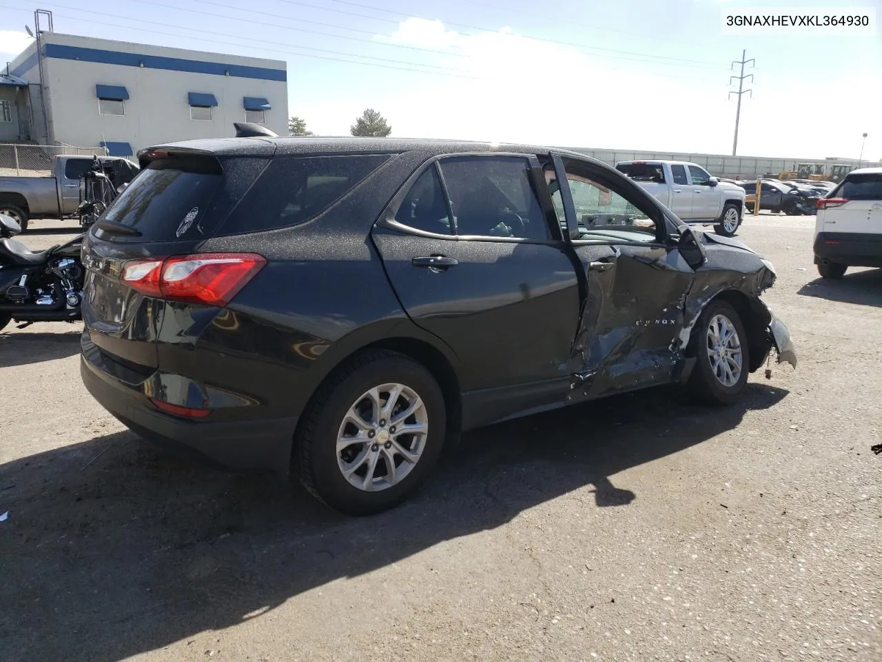 2019 Chevrolet Equinox Ls VIN: 3GNAXHEVXKL364930 Lot: 76728254