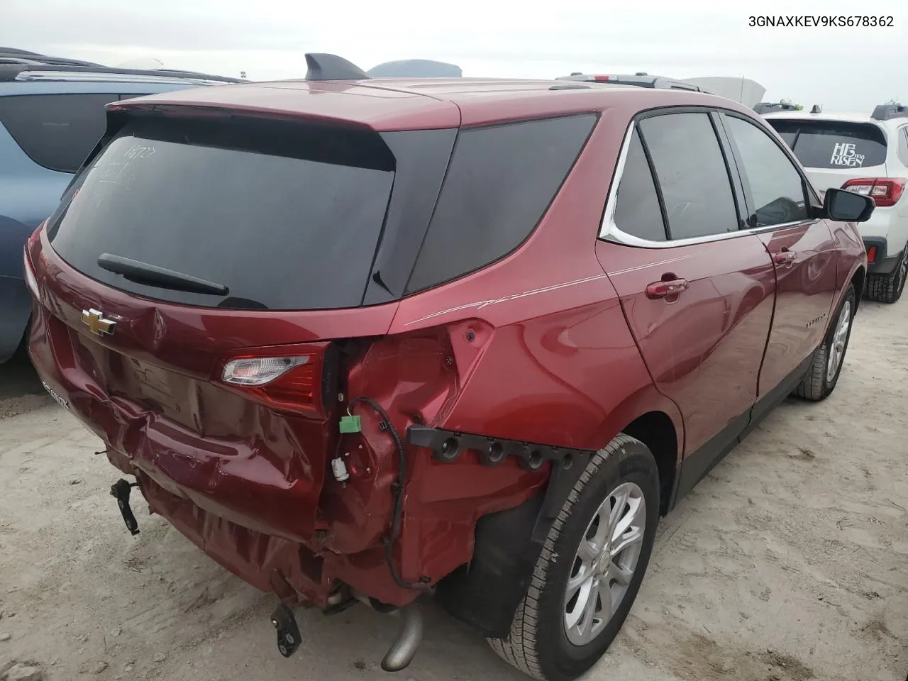 2019 Chevrolet Equinox Lt VIN: 3GNAXKEV9KS678362 Lot: 76792364