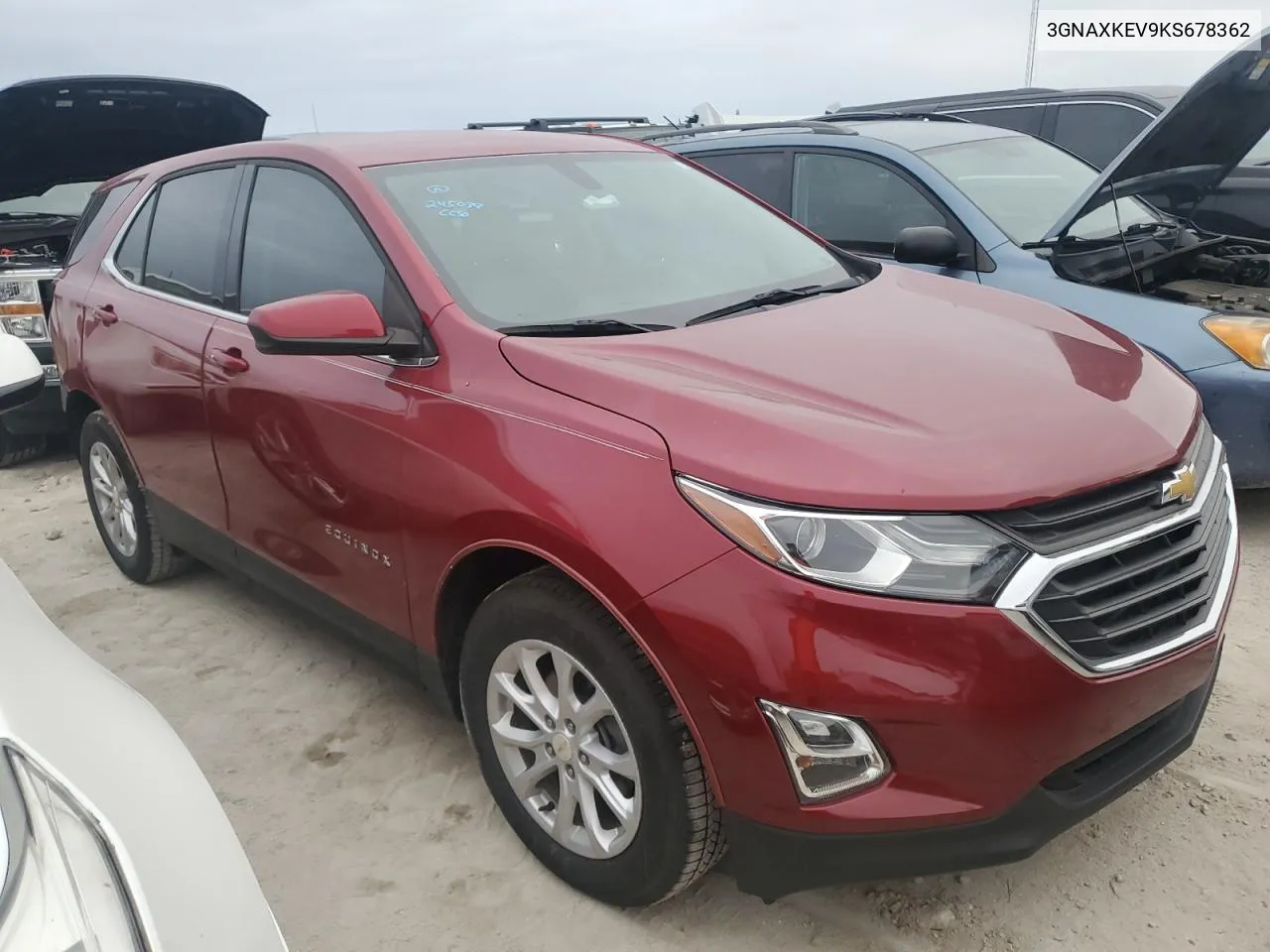 2019 Chevrolet Equinox Lt VIN: 3GNAXKEV9KS678362 Lot: 76792364