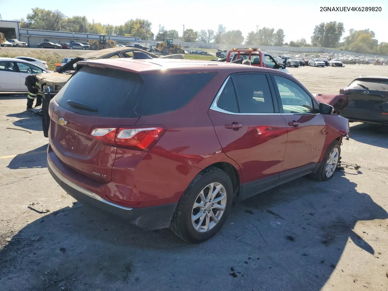 2019 Chevrolet Equinox Lt VIN: 2GNAXUEV4K6289820 Lot: 76837154