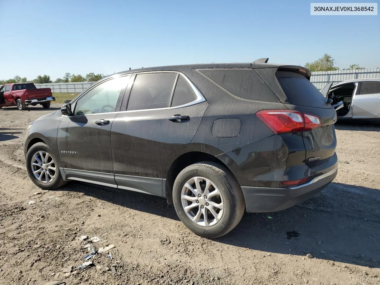 2019 Chevrolet Equinox Lt VIN: 3GNAXJEV0KL368542 Lot: 76890044