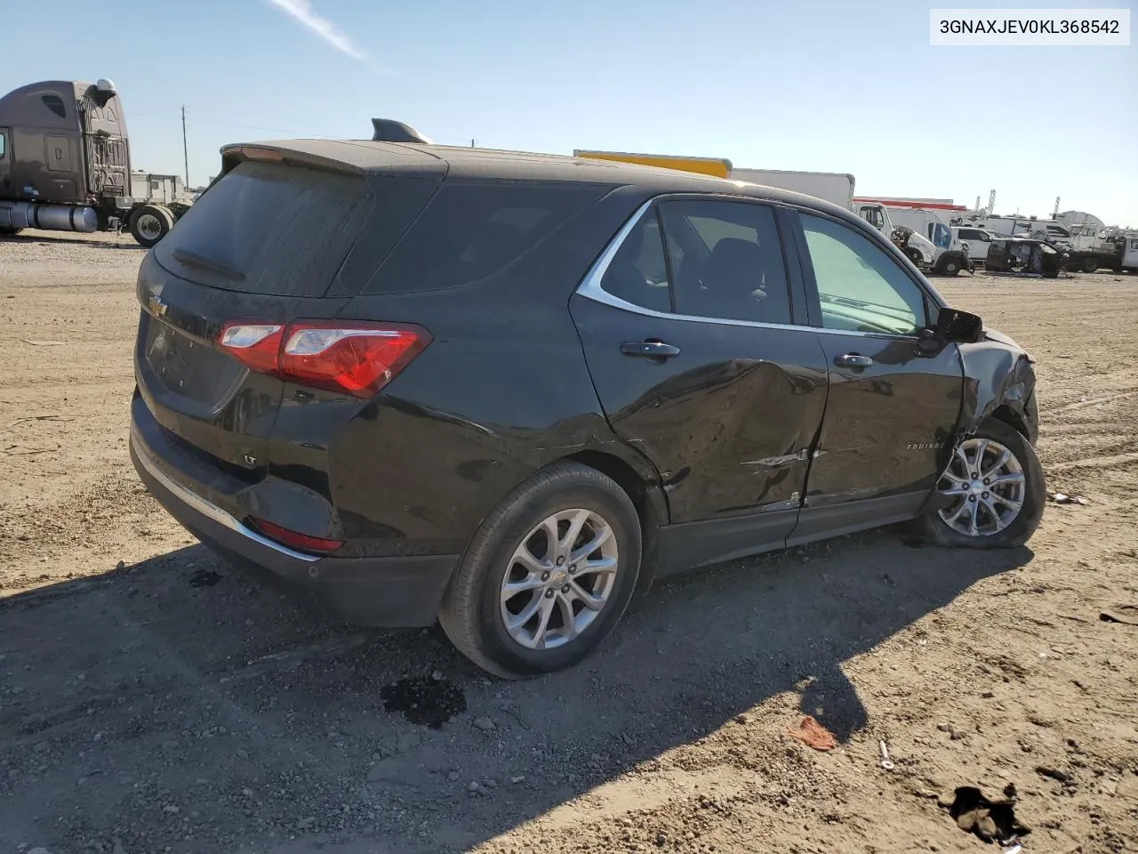 2019 Chevrolet Equinox Lt VIN: 3GNAXJEV0KL368542 Lot: 76890044