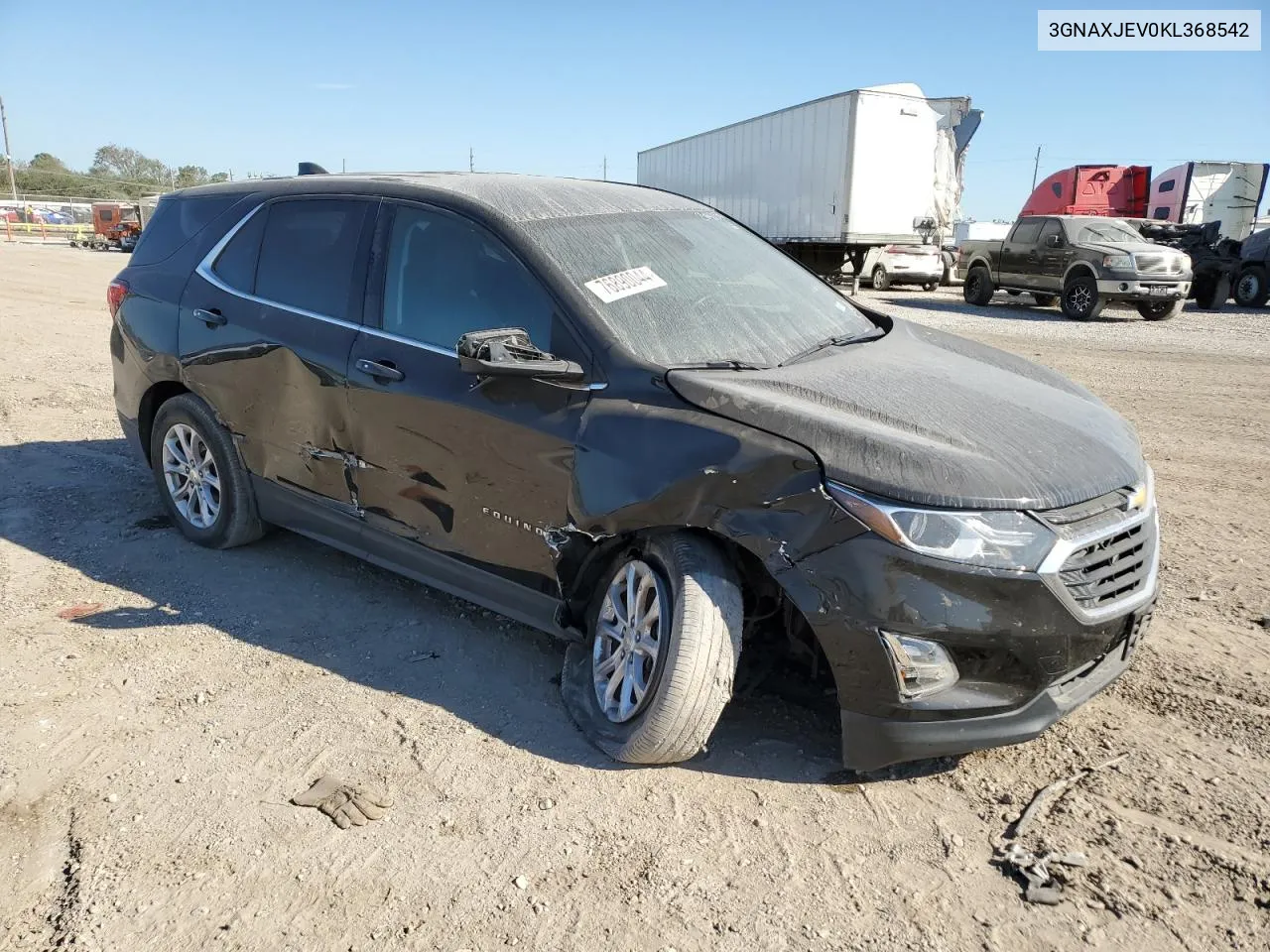 2019 Chevrolet Equinox Lt VIN: 3GNAXJEV0KL368542 Lot: 76890044