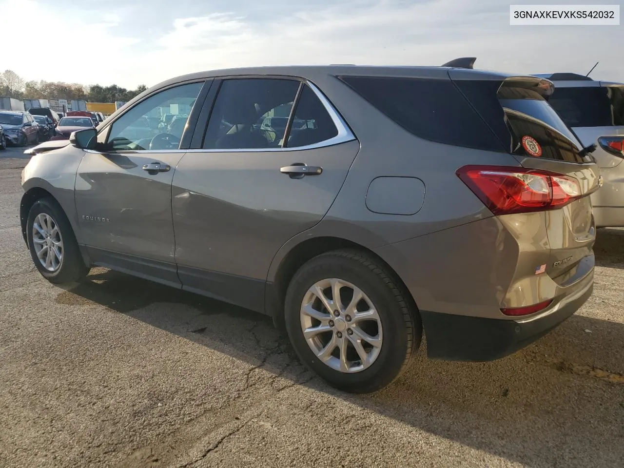 2019 Chevrolet Equinox Lt VIN: 3GNAXKEVXKS542032 Lot: 76923594