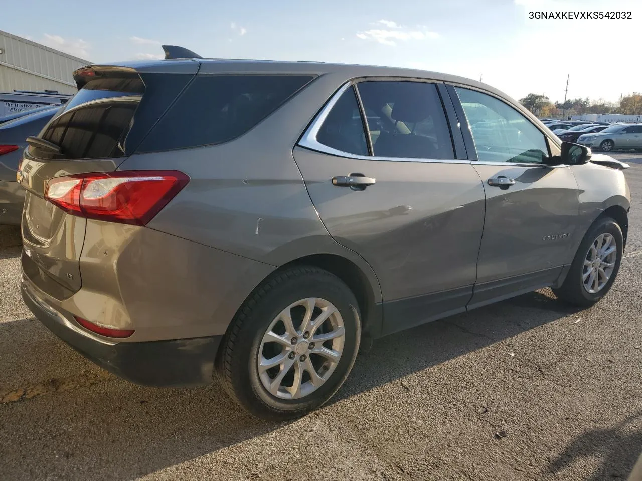 2019 Chevrolet Equinox Lt VIN: 3GNAXKEVXKS542032 Lot: 76923594