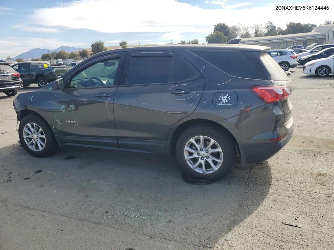 2019 Chevrolet Equinox Ls VIN: 2GNAXHEV5K6124446 Lot: 76953704