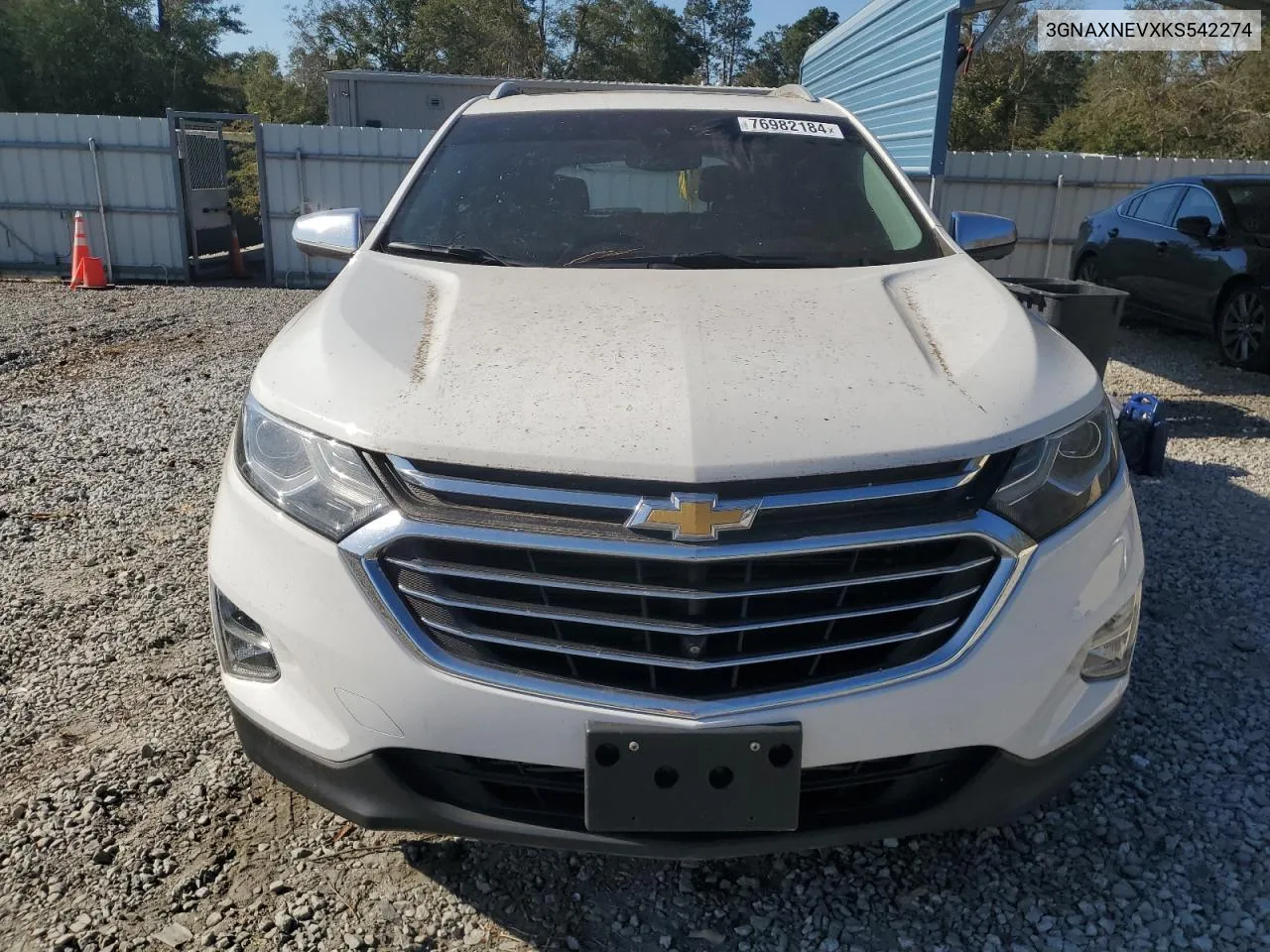 2019 Chevrolet Equinox Premier VIN: 3GNAXNEVXKS542274 Lot: 76982184