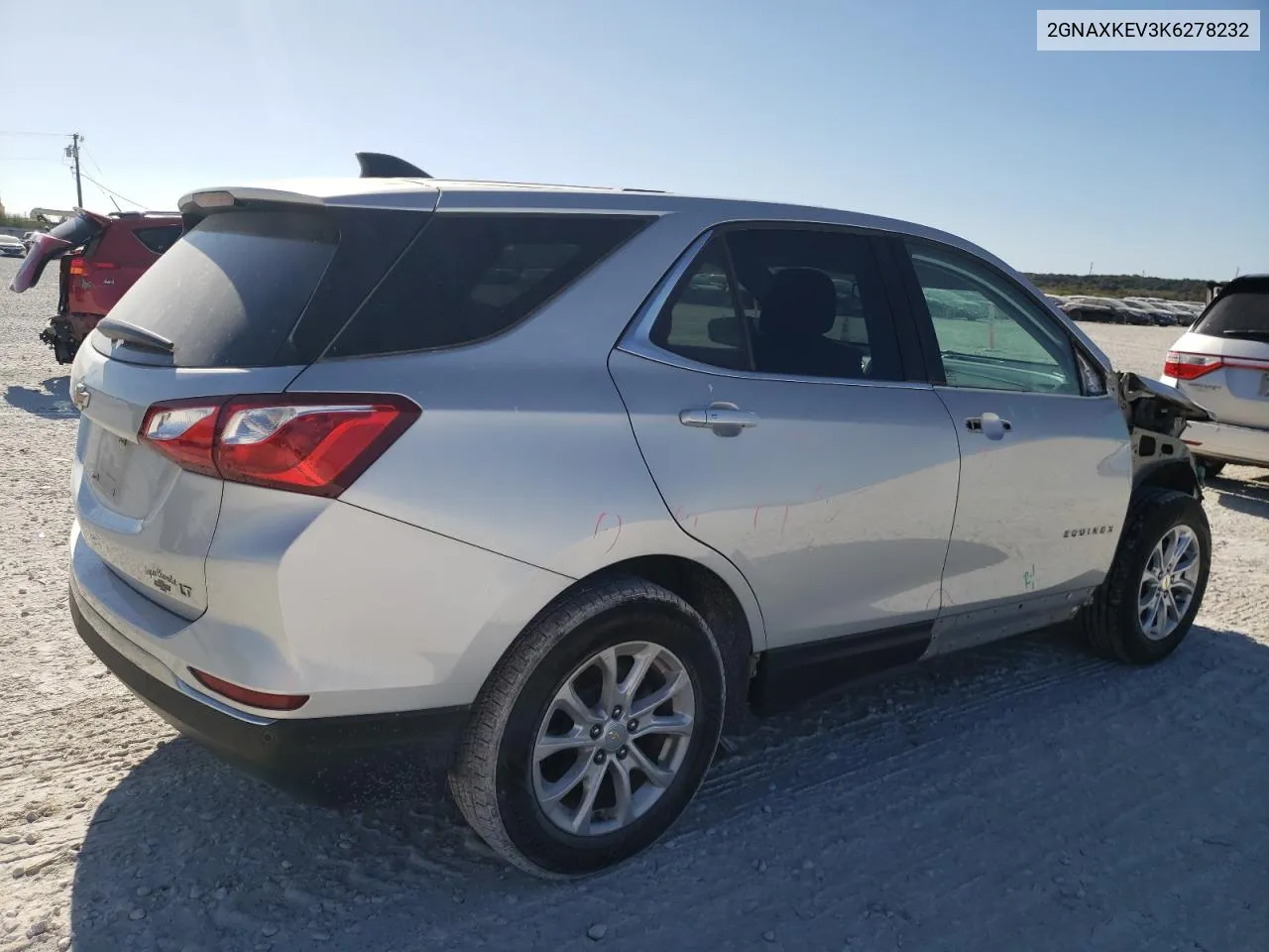 2019 Chevrolet Equinox Lt VIN: 2GNAXKEV3K6278232 Lot: 77009624