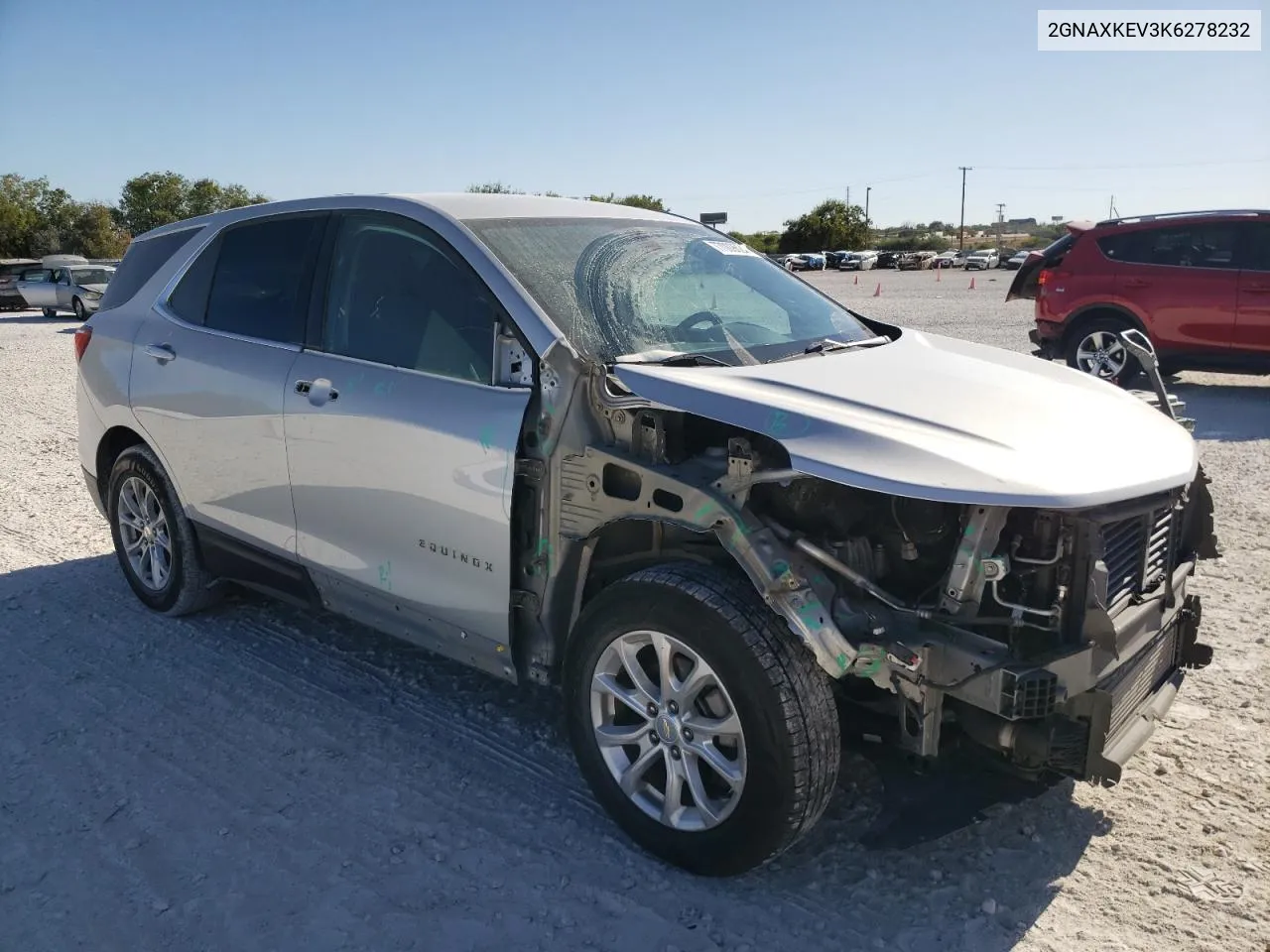 2019 Chevrolet Equinox Lt VIN: 2GNAXKEV3K6278232 Lot: 77009624