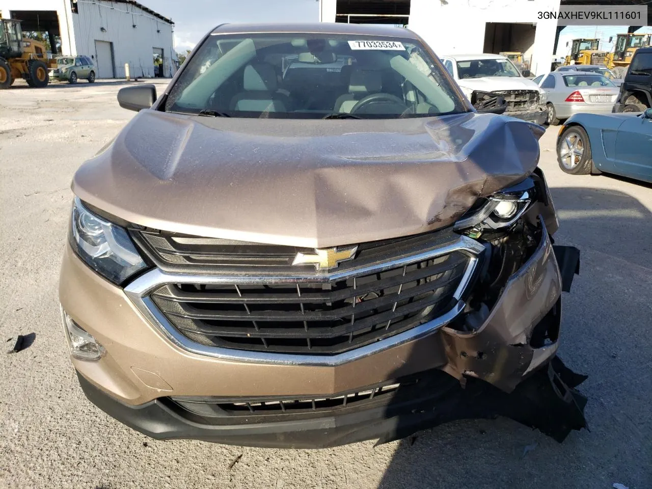 2019 Chevrolet Equinox Ls VIN: 3GNAXHEV9KL111601 Lot: 77033534