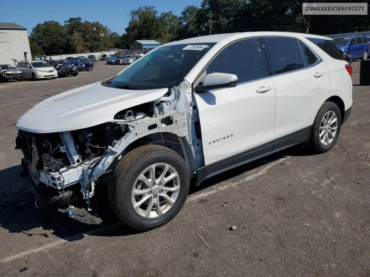 2019 Chevrolet Equinox Lt VIN: 2GNAXKEV2K6197271 Lot: 77033684