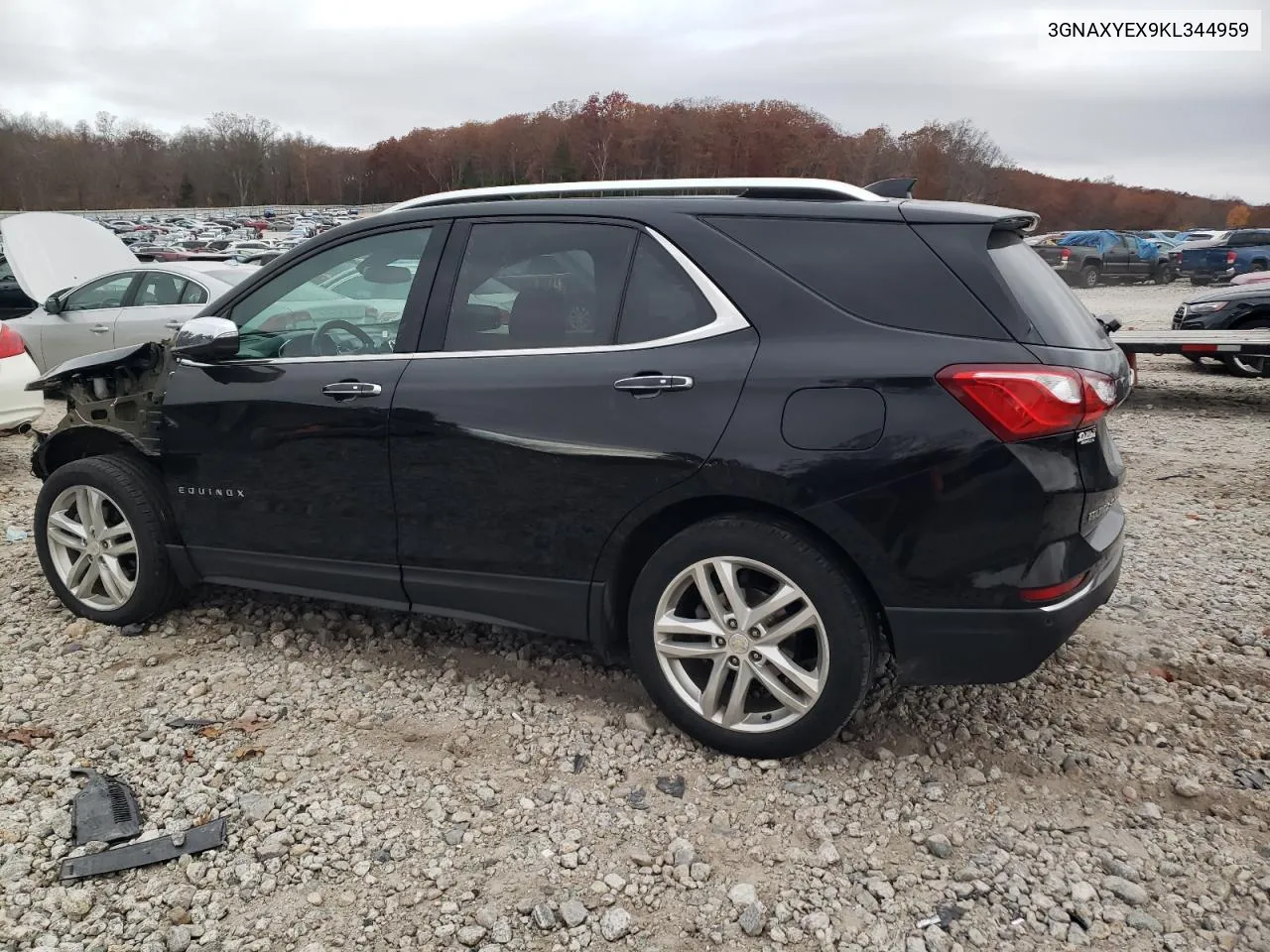 2019 Chevrolet Equinox Premier VIN: 3GNAXYEX9KL344959 Lot: 77071684