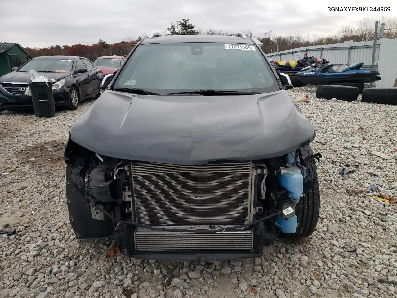 2019 Chevrolet Equinox Premier VIN: 3GNAXYEX9KL344959 Lot: 77071684