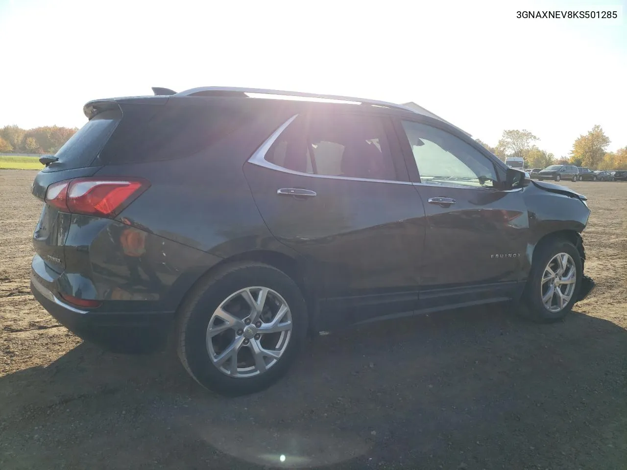 2019 Chevrolet Equinox Premier VIN: 3GNAXNEV8KS501285 Lot: 77076624