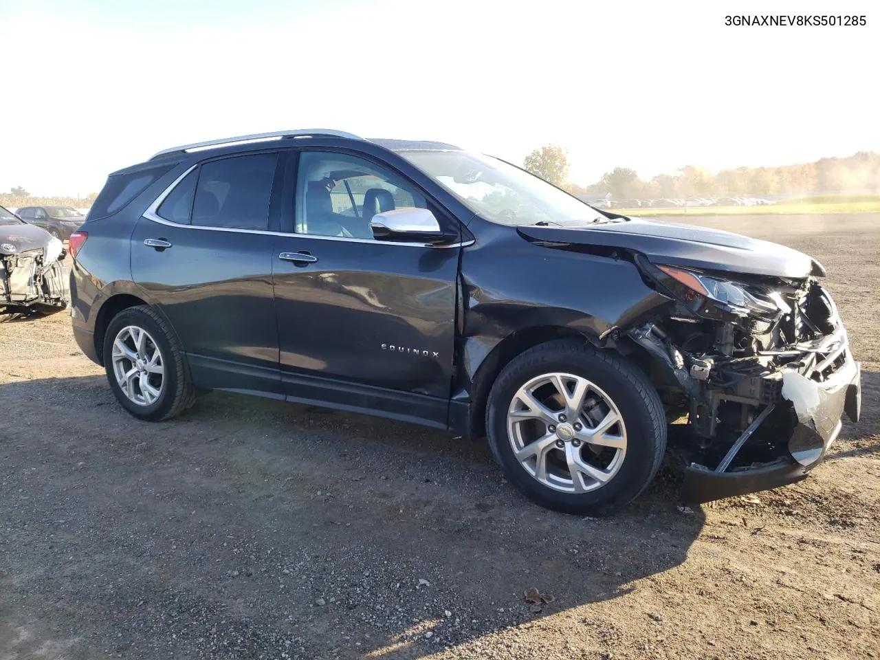 2019 Chevrolet Equinox Premier VIN: 3GNAXNEV8KS501285 Lot: 77076624