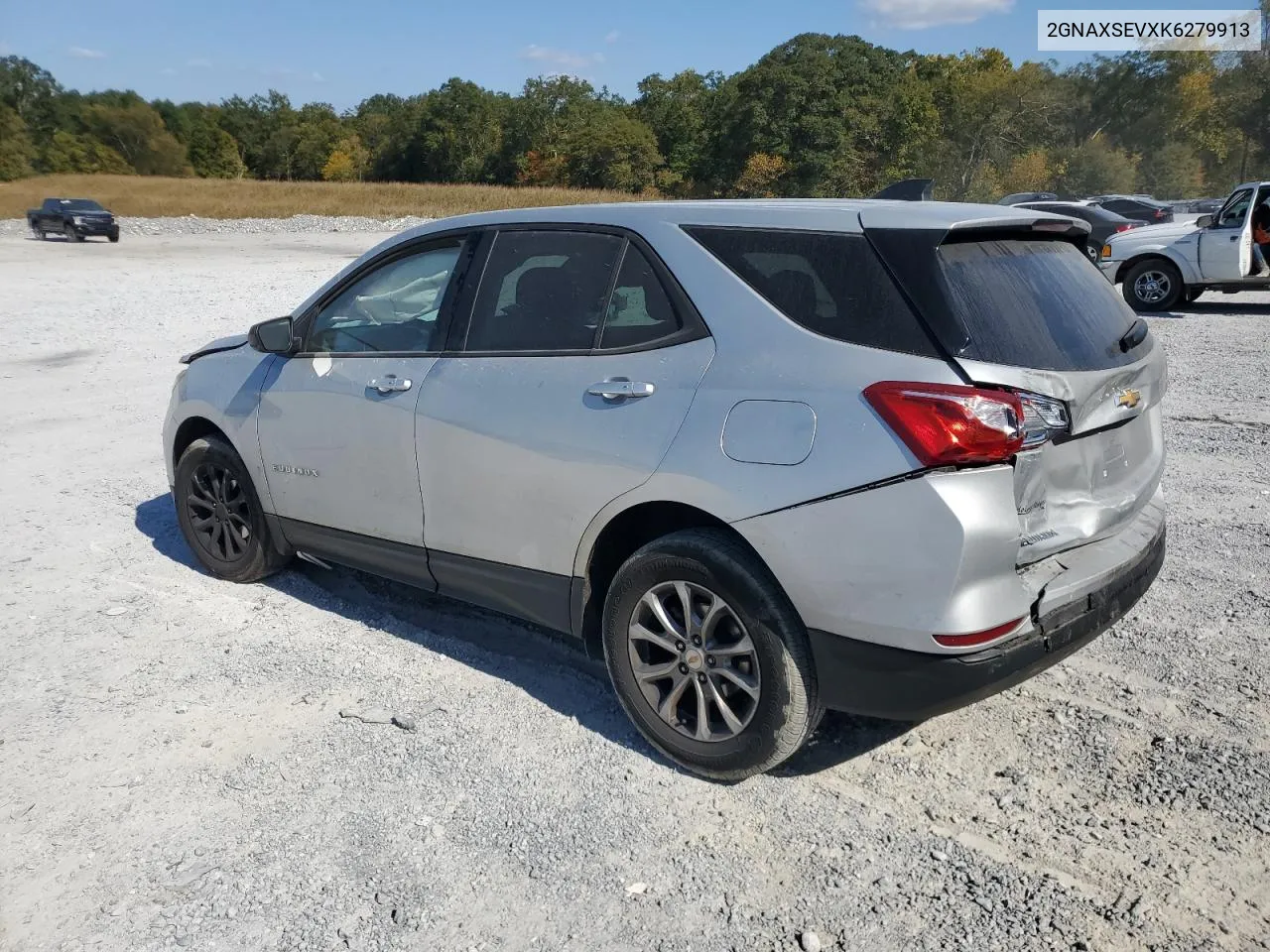 2019 Chevrolet Equinox Ls VIN: 2GNAXSEVXK6279913 Lot: 77143634