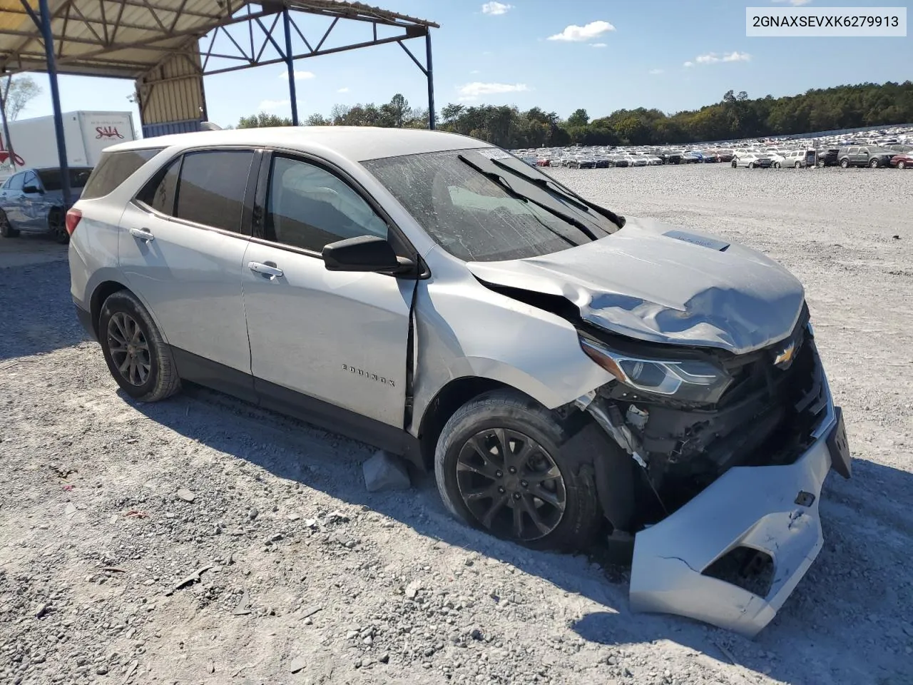 2019 Chevrolet Equinox Ls VIN: 2GNAXSEVXK6279913 Lot: 77143634