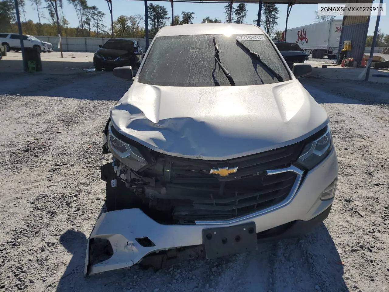 2019 Chevrolet Equinox Ls VIN: 2GNAXSEVXK6279913 Lot: 77143634