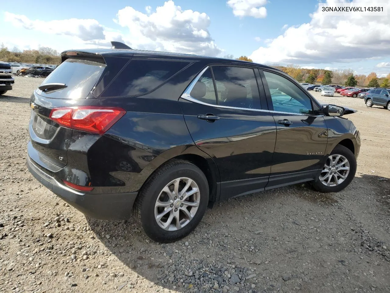 2019 Chevrolet Equinox Lt VIN: 3GNAXKEV6KL143581 Lot: 77169424