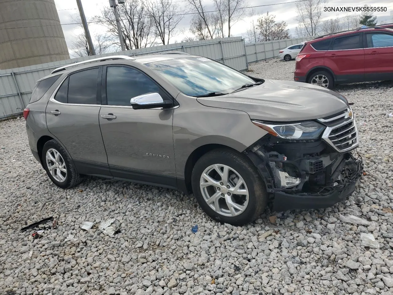 2019 Chevrolet Equinox Premier VIN: 3GNAXNEV5KS559550 Lot: 77171284