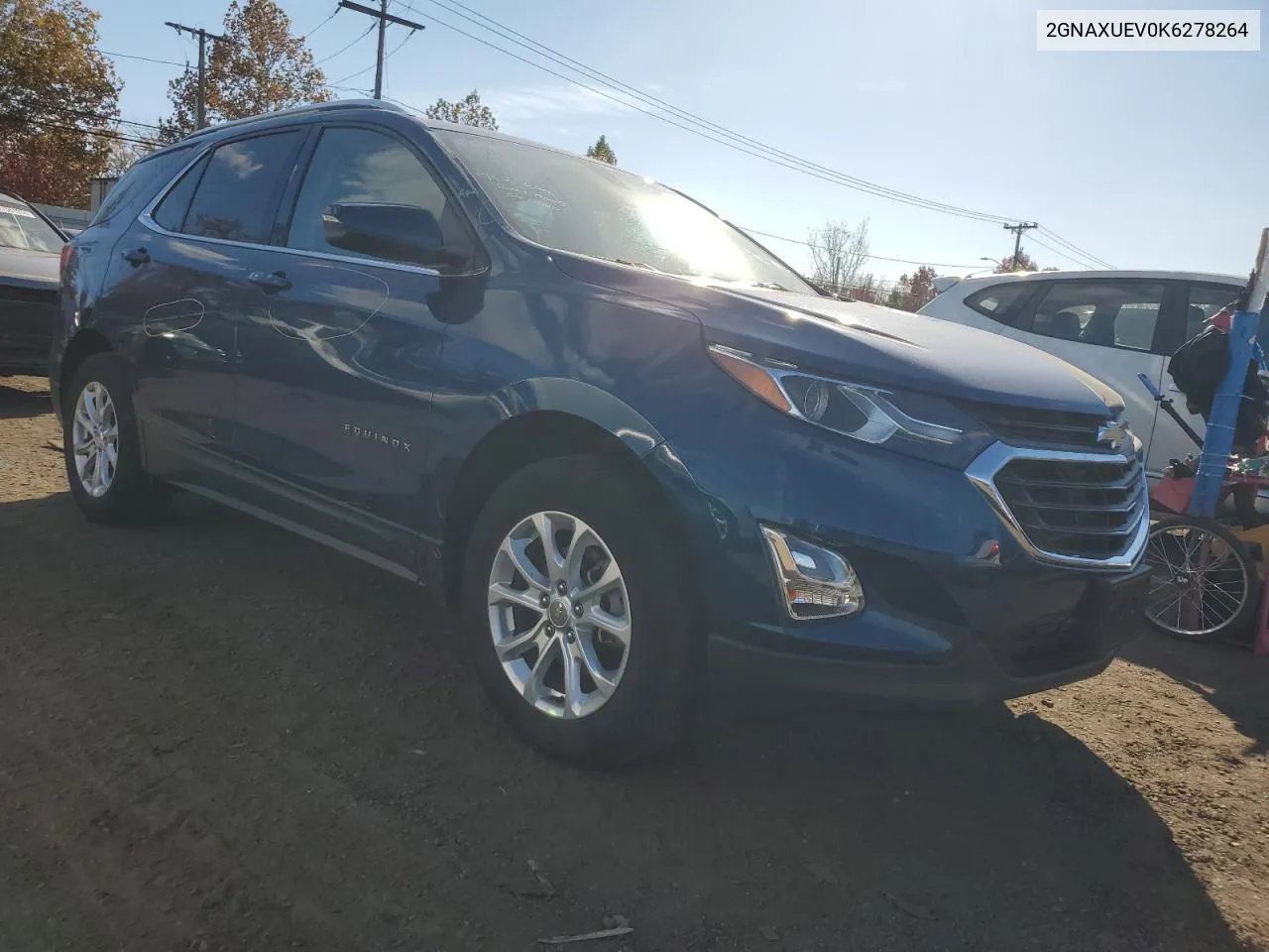 2019 Chevrolet Equinox Lt VIN: 2GNAXUEV0K6278264 Lot: 77206794