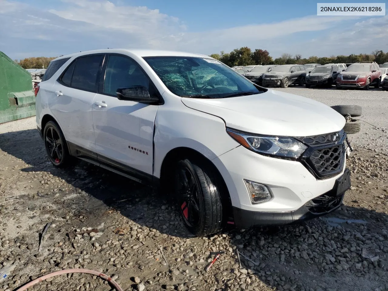 2019 Chevrolet Equinox Lt VIN: 2GNAXLEX2K6218286 Lot: 77337214