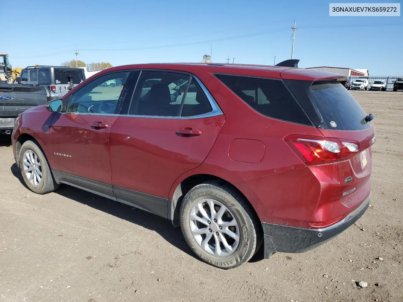 2019 Chevrolet Equinox Lt VIN: 3GNAXUEV7KS659272 Lot: 77344224