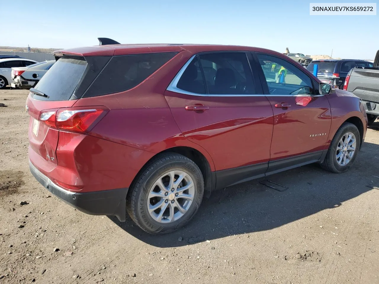 2019 Chevrolet Equinox Lt VIN: 3GNAXUEV7KS659272 Lot: 77344224