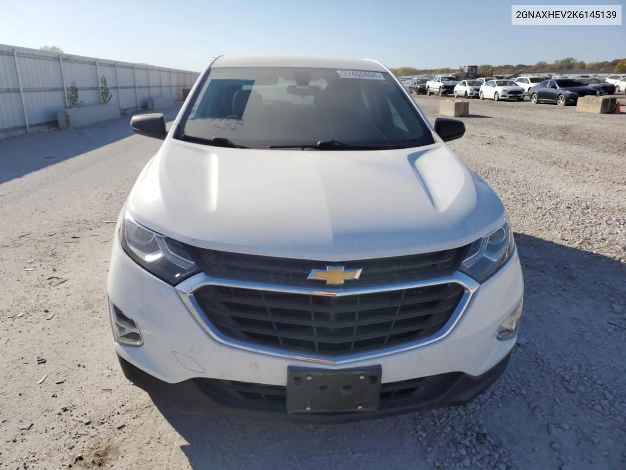 2019 Chevrolet Equinox Ls VIN: 2GNAXHEV2K6145139 Lot: 77400894