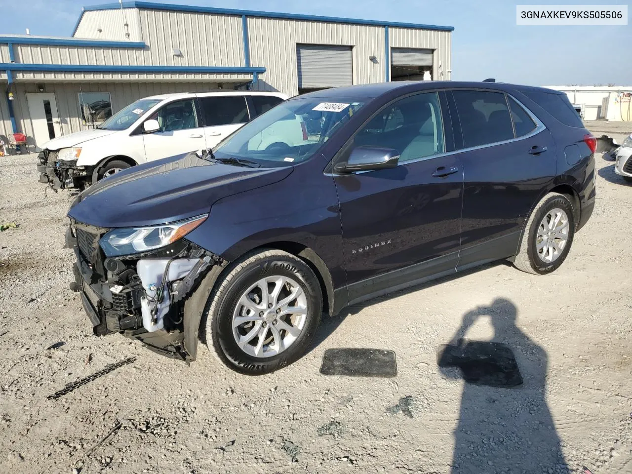 2019 Chevrolet Equinox Lt VIN: 3GNAXKEV9KS505506 Lot: 77408484