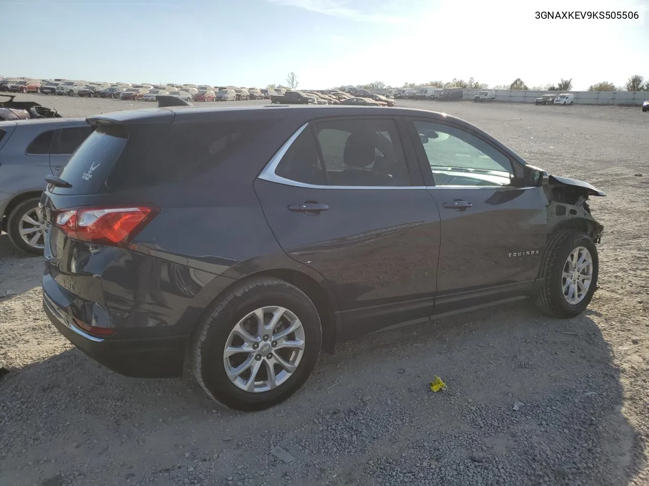 2019 Chevrolet Equinox Lt VIN: 3GNAXKEV9KS505506 Lot: 77408484