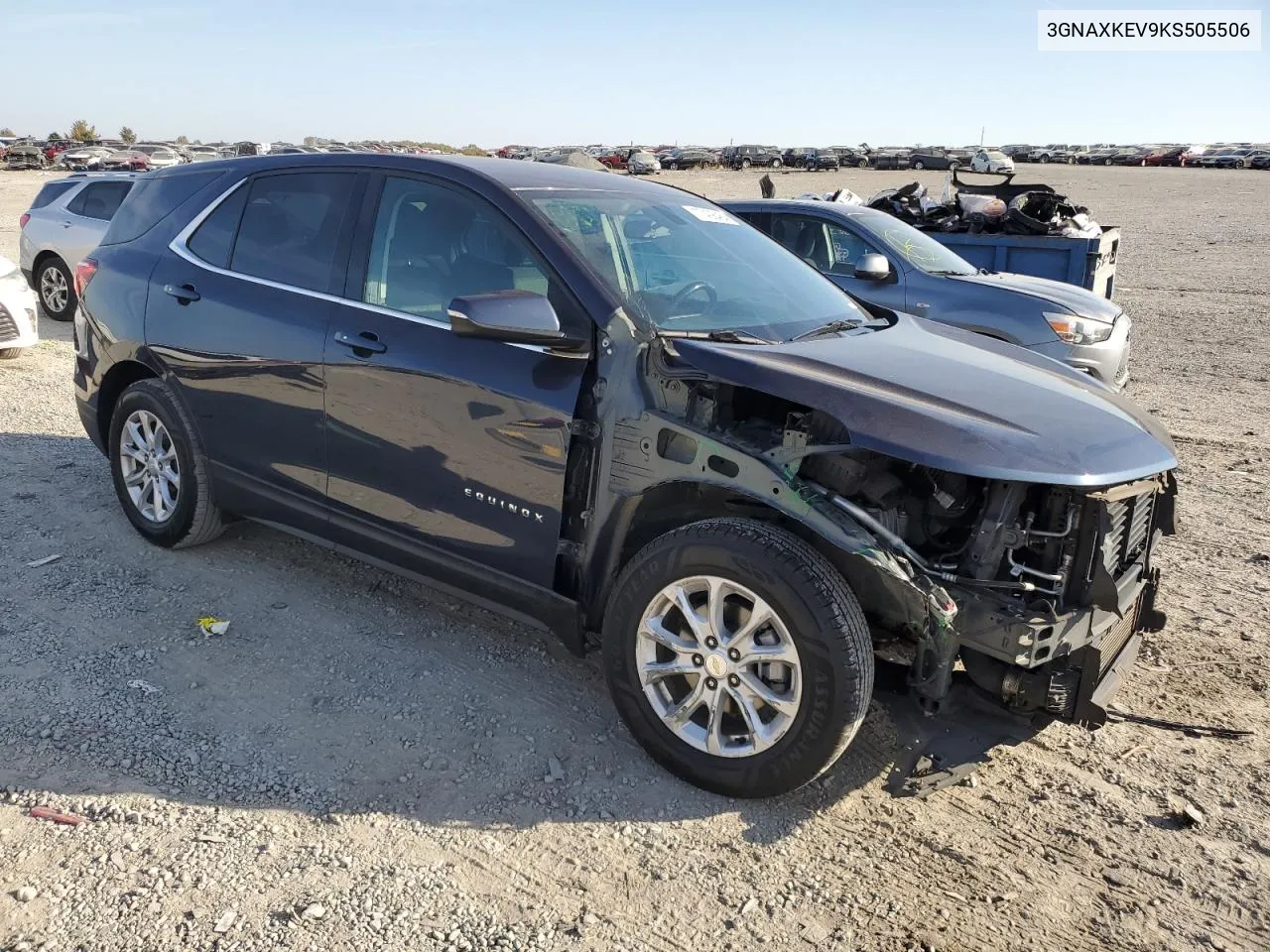 2019 Chevrolet Equinox Lt VIN: 3GNAXKEV9KS505506 Lot: 77408484