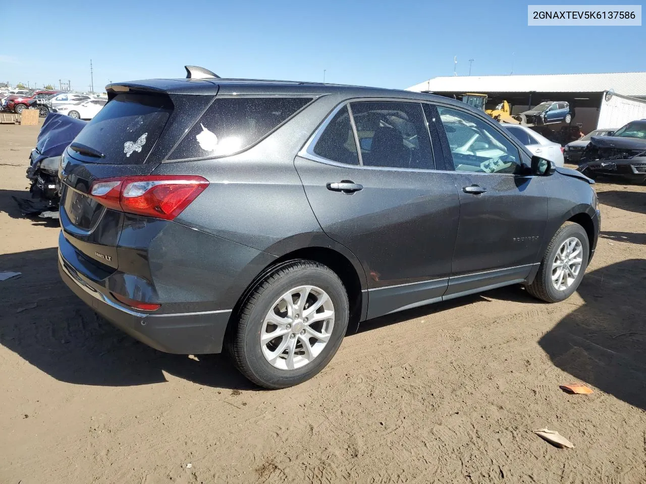 2019 Chevrolet Equinox Lt VIN: 2GNAXTEV5K6137586 Lot: 77410044