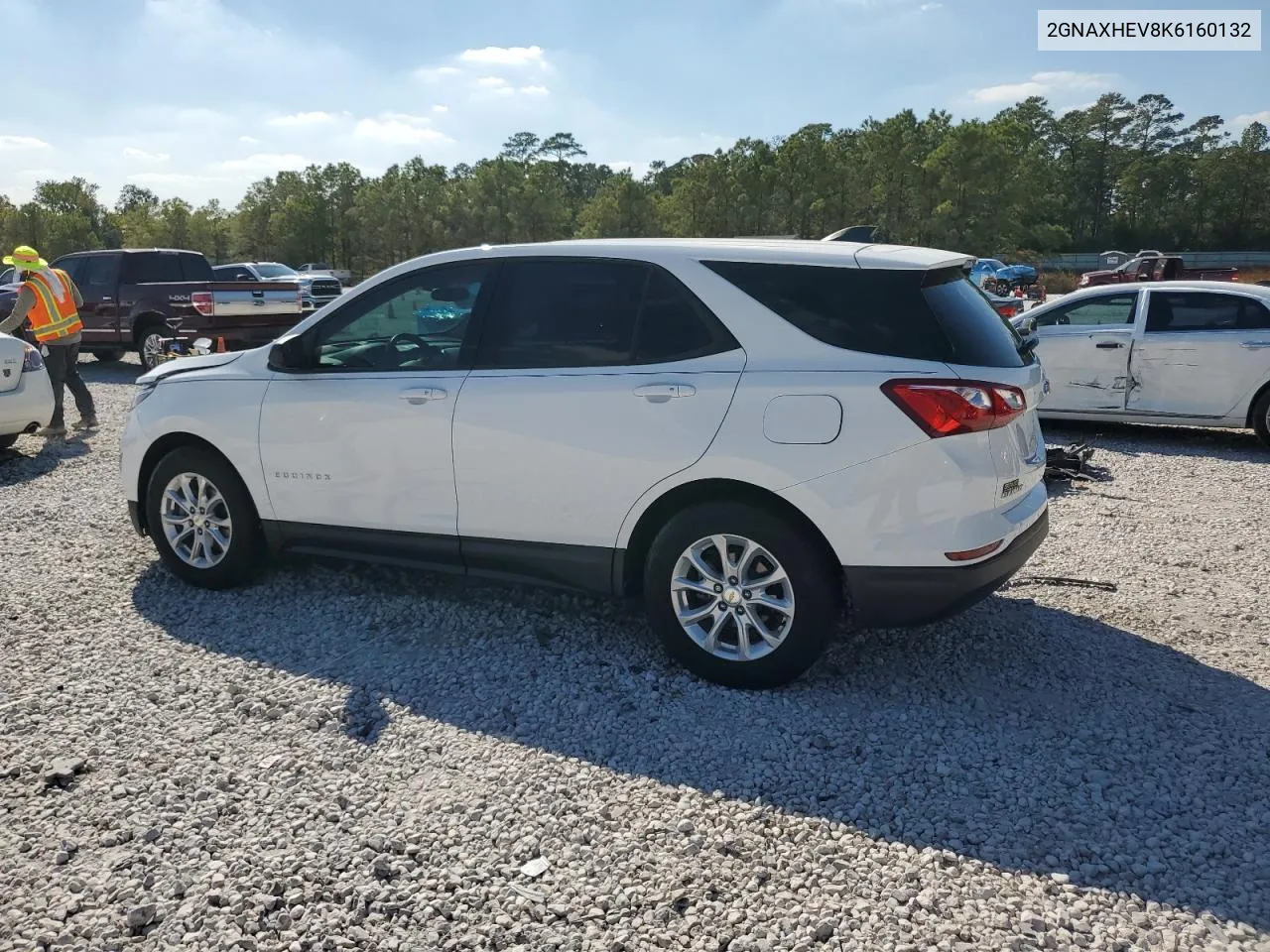 2019 Chevrolet Equinox Ls VIN: 2GNAXHEV8K6160132 Lot: 77497124