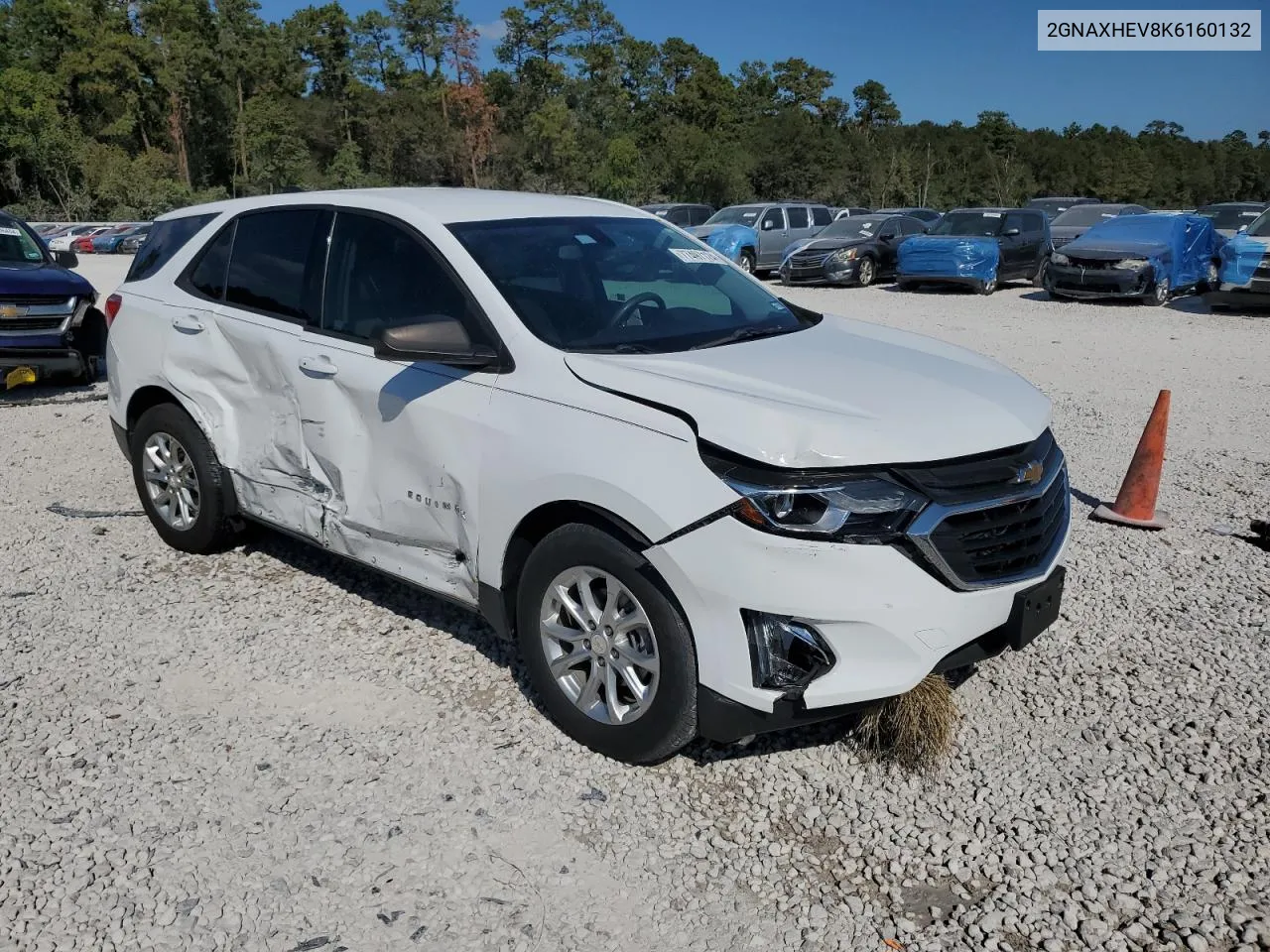 2019 Chevrolet Equinox Ls VIN: 2GNAXHEV8K6160132 Lot: 77497124